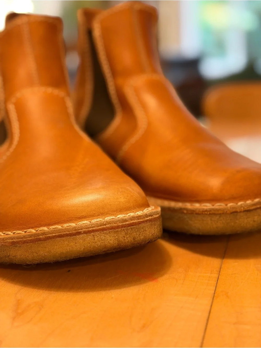Duckfeet ROSKILDE Chelsea Boots - Tan Leather EU 44